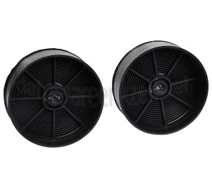 Foto van Etna Filter Koolstoffilter, 2 stuks AV361RVS en AI3522WIT 