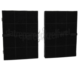Foto van Bosch Filter Koolstoffilter, 2 stuks LC70650, LC70950, DKE675A 