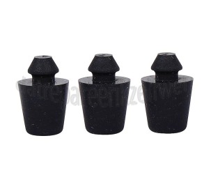 Foto van Inventum Dopje Onder glasplaat, 3 stuks VFG6020GRVS, VFG6008WIT, VFG6034WGRVS 