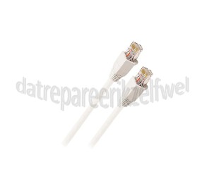 Foto van Hirschmann Aansluitkabel Patchkabel Cat6 wit RJ45 75 cm INKAB 5/0,75 Shop 