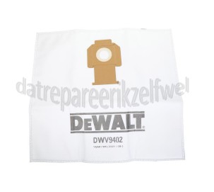 Foto van Dewalt Stofzuigerzak Fleece DWV902L, DWV902M, DWV902MT 