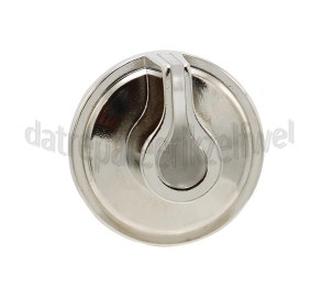 Foto van Smeg Knop Chroom, met vleugel SF6101VB, SF4101MS, SO6100S2N 