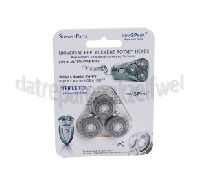 Foto van NewSPeak Scheerkop Shaver HQ9 met drievoudige scheerring HQ9, HQ8, HQ177 