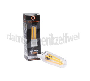 Foto van Vintage LedLight Ledlamp LED G9 filament helder CRI85 Dimbaar, 3W, 2700K, 16x61.2mm 