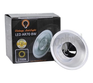 Foto van Vintage LedLight Ledlamp LED AR70 B15D CRI92 Dimbaar, 8W, 2700K, 35 Graden 