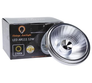 Foto van Vintage LedLight Ledlamp LED AR111 G53 CRI92 Dimbaar 2700K, 12W, 24 Graden 