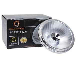 Foto van Vintage LedLight Ledlamp LED AR111 G53 CRI92 Dimbaar 2700K, 12W, 35 Graden 