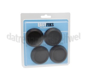 Foto van Easyfiks Trillingsdempers Trillingsdempers Zwart, set van 4 stuks 