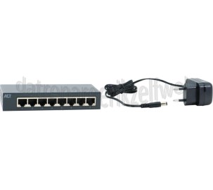 Foto van ACT Switch netwerk 10/100/1000mbps 8 poorten, gigabit 