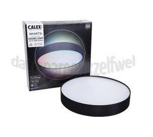 Foto van Calex Ledlamp Smart LED fabric Ceiling Light RGB+CCT Wifi, 24W, 1300 Lumen, 300-6500K 