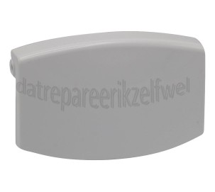 Foto van Deurgreep Breed 10cm -wit- Lavamat 72630,74530 