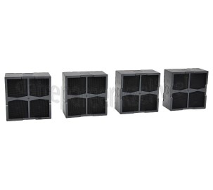 Foto van AEG Filter Koolstoffilter, 4 stuks IDE84243IB, DMGL8311SW, IDK84453IB 