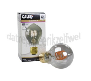 Foto van Calex Ledlamp LED Volglas Flex Filament Standaardlamp E27 4W 136Lm 240V 1800K Dimbaar 