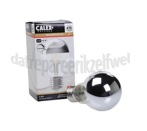 Foto van Calex Ledlamp LED volglas Filament standaardlamp E27 A60 Dimbaar 470Lm 4,5W 