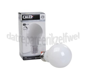 Foto van Calex Ledlamp Filament Standaardlamp 240V 4.5 Watt 470 Lumen 2700K E27 A60 Softline Dimbaar 