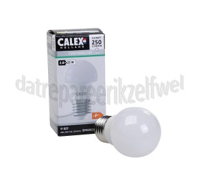 Foto van Calex Ledlamp Kogellamp 240V 2,8W 250 Lumen 2700K E27 P45 