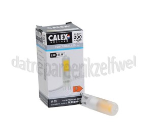 Foto van Calex Ledlamp LED G9 Volglas Mat 240V 2W 200lm 3000K 