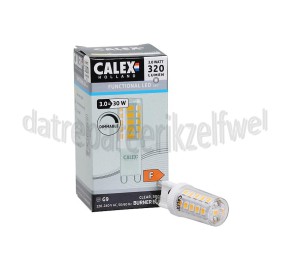 Foto van Calex Ledlamp Volglas LED lamp 220-240V G9 3W 320lm 3000K Dimbaar 