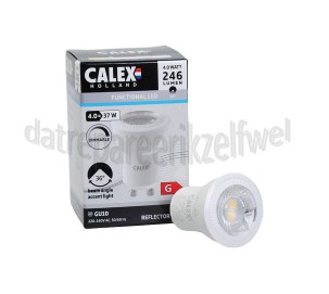 Foto van Calex Ledlamp COB LED GU10 lamp Dimbaar 246Lm 3000K 4W 35mm 