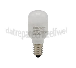 Foto van Whirlpool Lamp LED 2W E14 ARGR715S, KG301WS, WBM3116W 