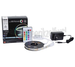 Foto van Calex Ledlamp Smart RGB+ verstelbaar wit LED strip, 2 meter 6,8W, 480lm, 2700 - 6500K 