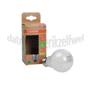 Foto van Osram Ledlamp LED CLA60 Filamentlamp Mat 4W, 3000K, E27, Energieklasse A 