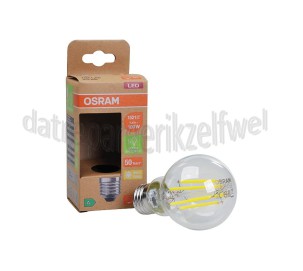 Foto van Osram Ledlamp LED CLA100 Filamentlamp 7,2W, 3000K, E27, Energieklasse A 