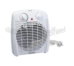 Foto van Bestron Kachel Ventilator kachel 2-in-1, 4 standen, Wit 1000W - 2000W 