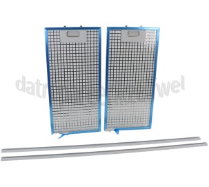 Foto van Pelgrim Filter Aluminium, (2x45cm samen 90cm breed) SLK985RVS 
