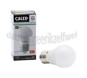 Foto van Calex Ledlamp Kogellamp Flame E27, 2,8W, 215 Lumen, 2200K, niet dimbaar 