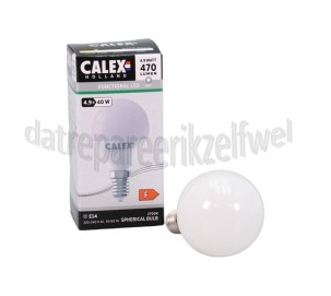 Foto van Calex Ledlamp Kogellamp E14 4,9 Watt 470 Lumen 2700K 