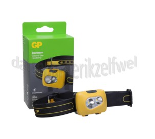 Foto van GP Hoofdlamp Discovery CH42 hoofdlamp 100 lumen, 3x AAA batterij 