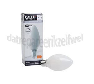 Foto van Calex Ledlamp Kaars B35 Softline Straight Filament E14 4,5W 470Lm 2700K Dimbaar 