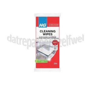 Foto van HG Reiniger Glas wipes Spiegels en glas 