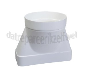 Foto van Novy Aansluiting Verloop naar 150mm. recht Diverse modellen 