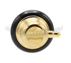 Foto van Beko Knop Zwart/goud 