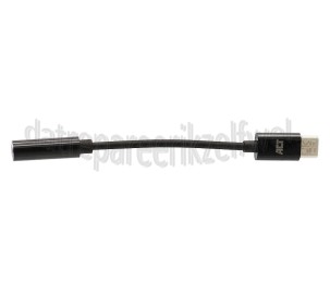 Foto van ACT USB Kabel USB Type-C naar 3.5mm jack audio adapter headset 