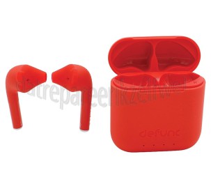 Foto van Defunc Oordopjes True Go Slim Earbud, Rood Draadloos, Bluetooth 5.0, USB-C 