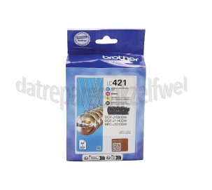 Foto van Brother Inktcartridge LC421 Multipack DCP-J1050DW, DCP-J1140DW, MFC-J1010DW 
