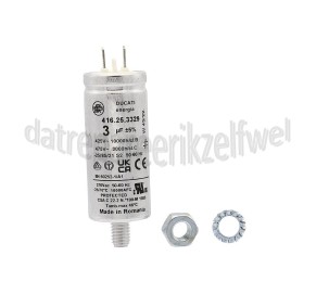 Foto van Condensator 3uF, Ducati ESL4555LA, ESI6541LAX, F55412VI0 