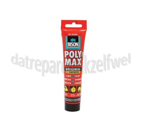 Foto van Bison Lijm Polymax, Express, 165gr tube, Wit Lijmen, Monteren, Afdichten 