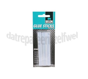 Foto van Bison Lijm Glue Sticks Super, Transparant Bison Glue Gun Super, 11mm doorsnede 