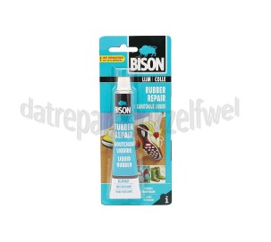 Foto van Bison Lijm Rubber Repair Sterk, waterbestendig, blijvend flexibel 