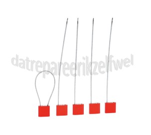 Foto van Slot Cableseal Blanco Rood 2.5x200mm 