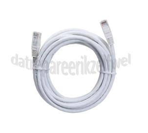 Foto van UTP/Netwerk kabel UTP CAT6 Netwerkkabel, RJ45- RJ45 Male 5 Meter wit 