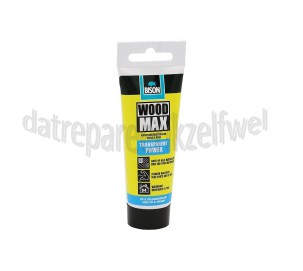 Foto van Bison Lijm Wood Max Transparent Power Hout, Houtconstructielijm 