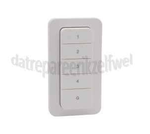 Foto van KlikAanKlikUit Afstandsbediening Afstandsbediening met muurbevestiging AYCT-303 Draadloze bediening 