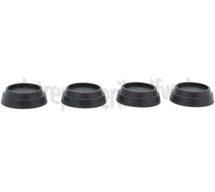 Foto van Trillingsdempers Trillingsdempers Zwart, set van 4 stuks 