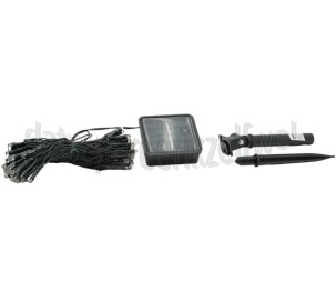 Foto van Benson Verlichting LED lichtsnoer Solar, 100 LED Buiten, IP44, 12 meter 