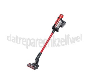 Foto van Numatic Steelstofzuiger Henry Quick Draadloze Steelstofzuiger Rood Met zak 